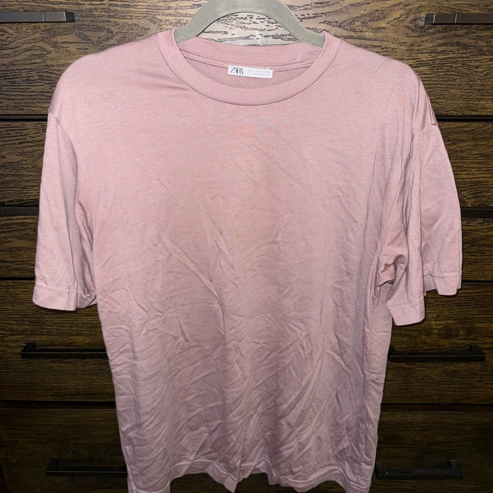 Zara Pink Short Sleeve Tee